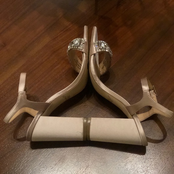 Badgley Mischka Rhinestone Heels - Picture 2 of 6